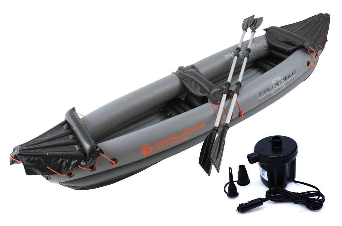 DOPPELGANGER outdoor two seater inflatable kayak k-10